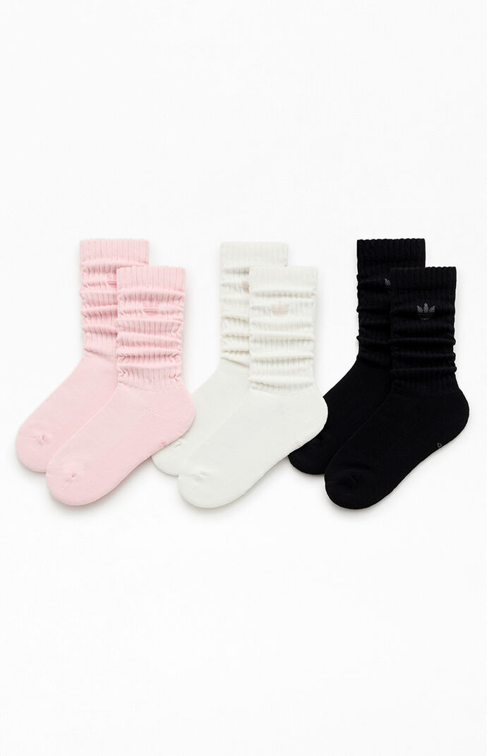adidas 3 Pack Originals Slouchy Crew Socks