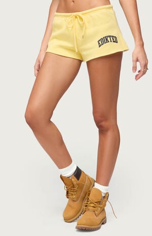 Sporty Babe Edikted Micro Shorts image number 2