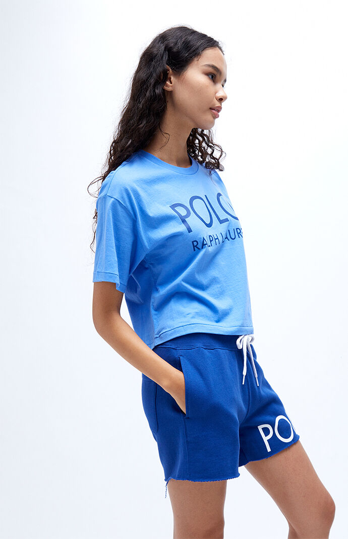 Ralph lauren boxy cropped shirt online