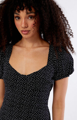 Puff Sleeve Bustier Mini Dress image number 2