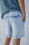 Charles Knit Denim Volley Shorts Charles Knit Denim Volley Shorts image number null