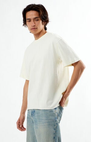 Cream Premium Cropped T-Shirt image number 3