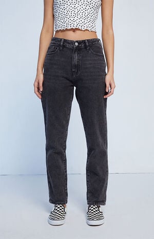 Black Mom Jeans image number 2