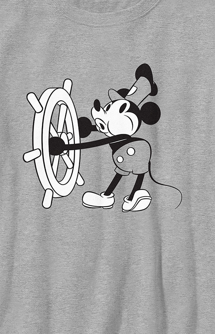Kids Steamboat Mickey Cruising T-Shirt
