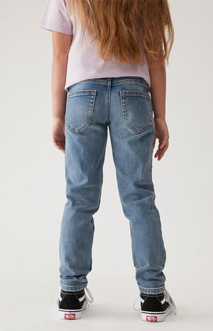 Medium Blue Skinny Jeans image number 4