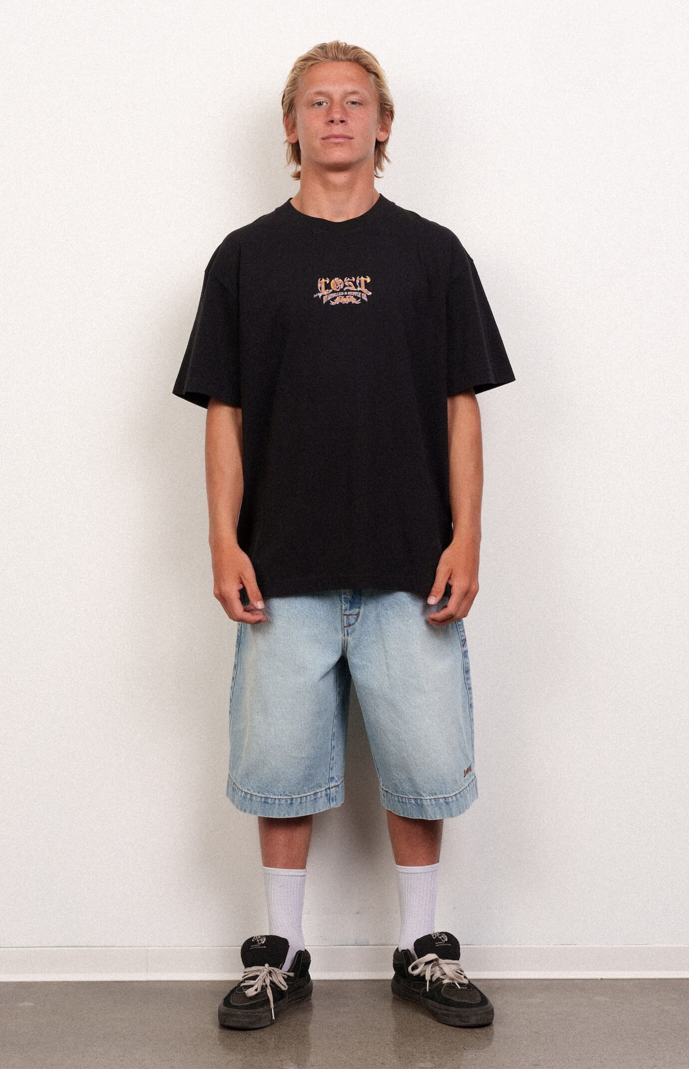 LOST Arched Gnarly Logo Boxy T-Shirt