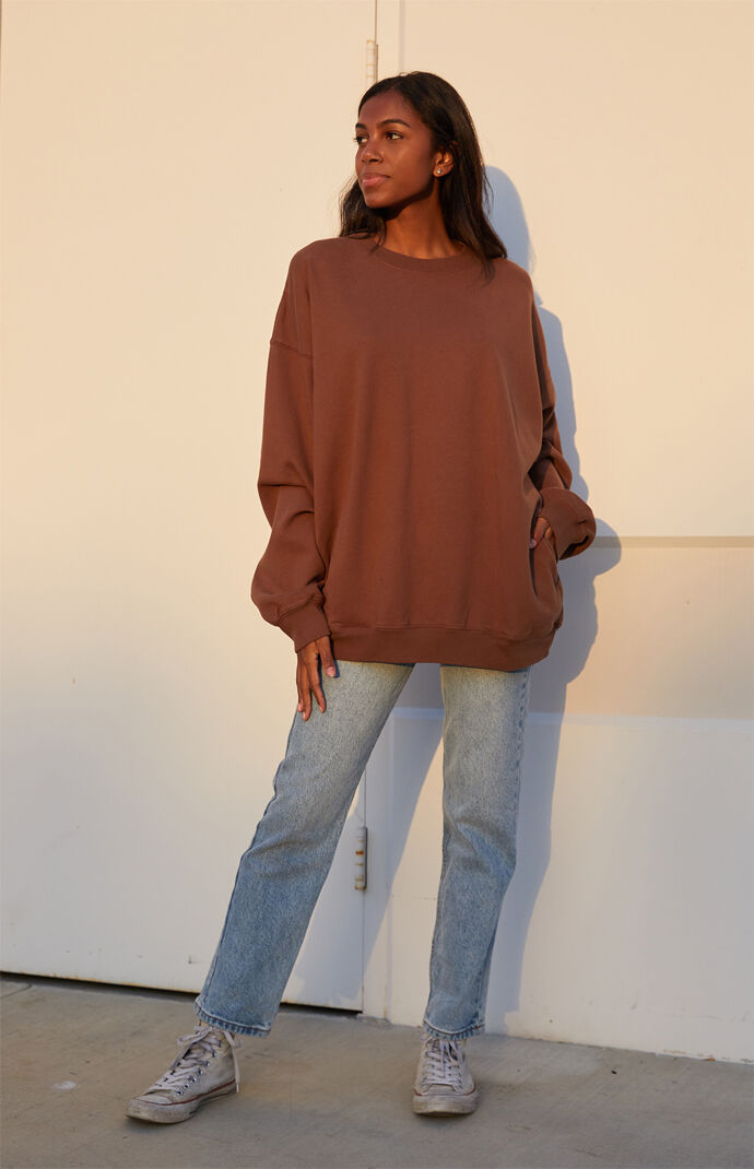 John galt brown pullover sweatshirt Clearance