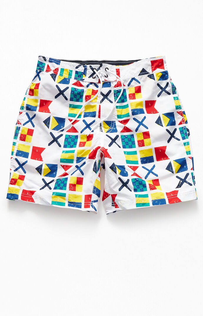 nautical swim trunks