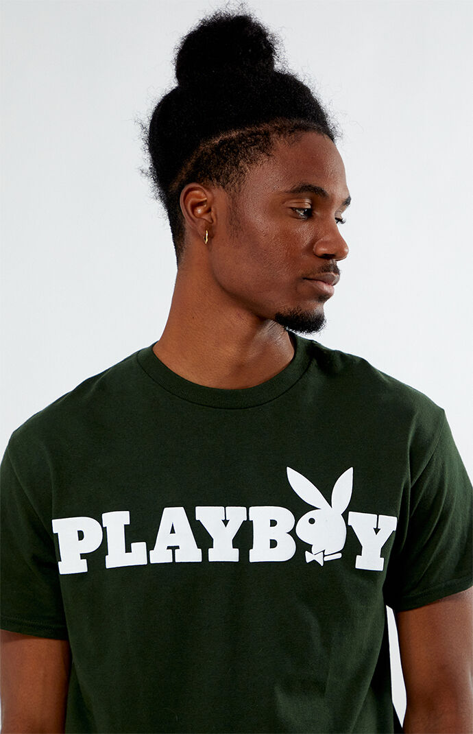 Playboy By PacSun Green OG Logo T Shirt PacSun