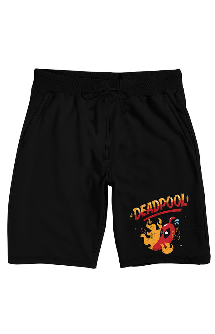 PacSun Deadpool Hot Pepper Sweat Shorts
