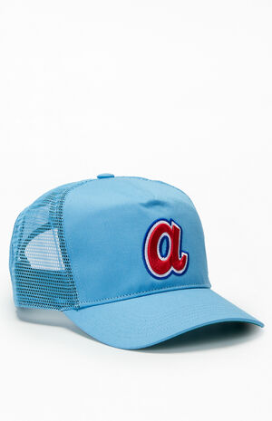Atlanta Braves Mesh Hitch Trucker Hat image number 1