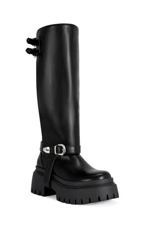 Women's Rampage Black 2-Way Combat Boots image number 2