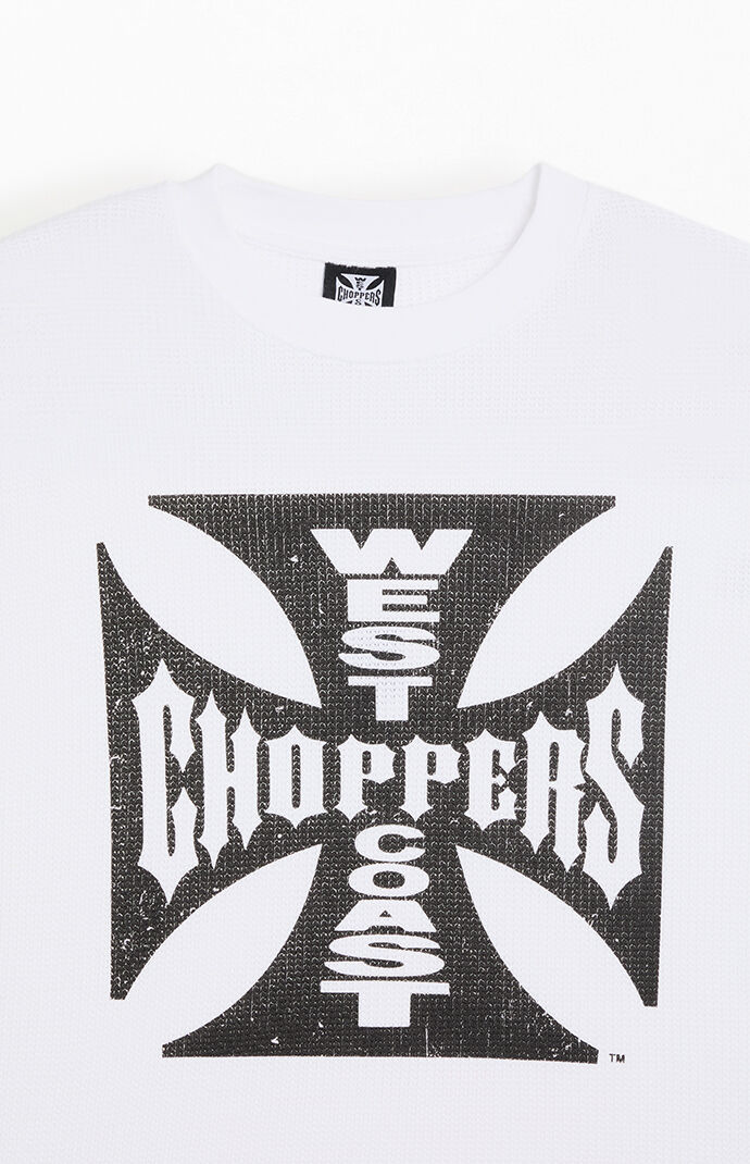 West Coast Choppers Core Logo Waffle Knit Long Sleeve Shirt | Pacsun