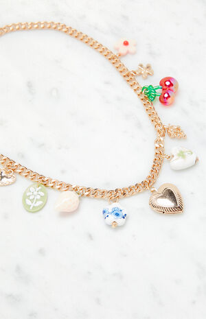 Heart Charm Necklace image number 2