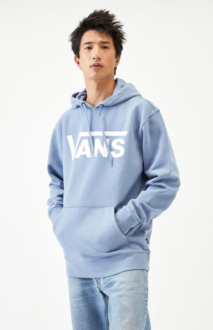 Vans baby blue hoodie top
