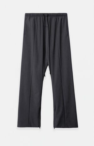 Women's Iron Gray Relaxed Track Pants image number 1