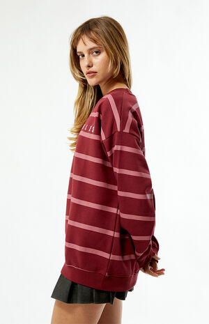 Los Angeles 1992 Striped Crew Neck Sweatshirt image number 3