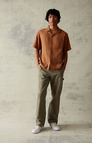 Eco Baggy Olive Carpenter Jeans image number 5