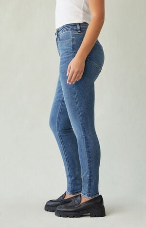 Skinny Jeans Stretch Medium Blue image number 3