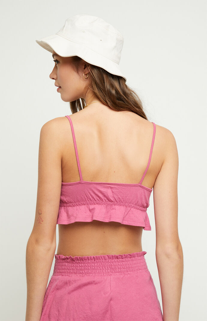 Candy Peplum Tank Top