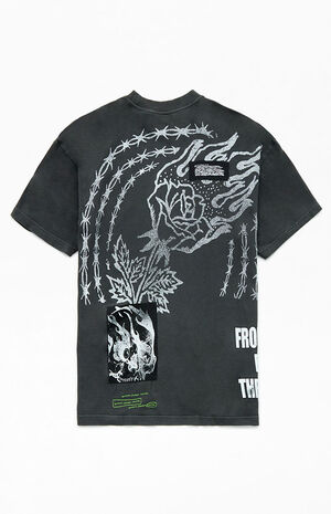 Thorns N Roses American Classic Oversized T-Shirt image number 1