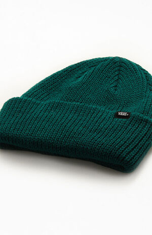 Kids Green Basic Beanie image number 2