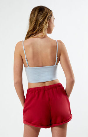 Pacific Sunwear Rolled Sweat Shorts image number 4