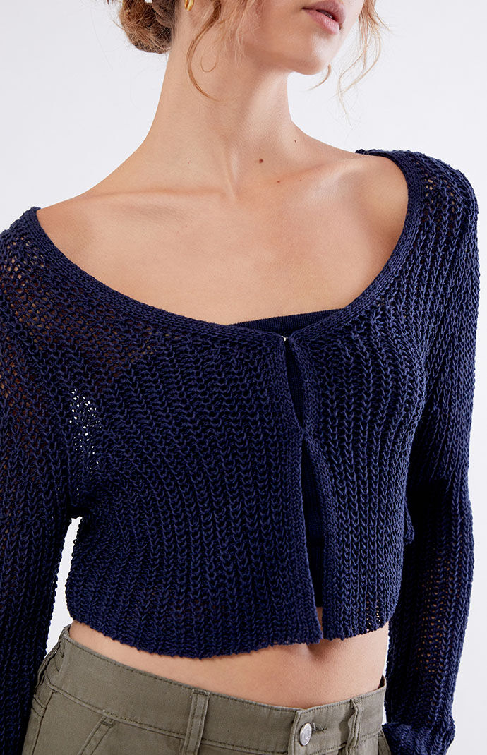 Double V Sweater Tank Top