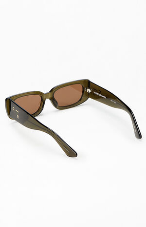 Olive Y2K Sunglasses image number 2