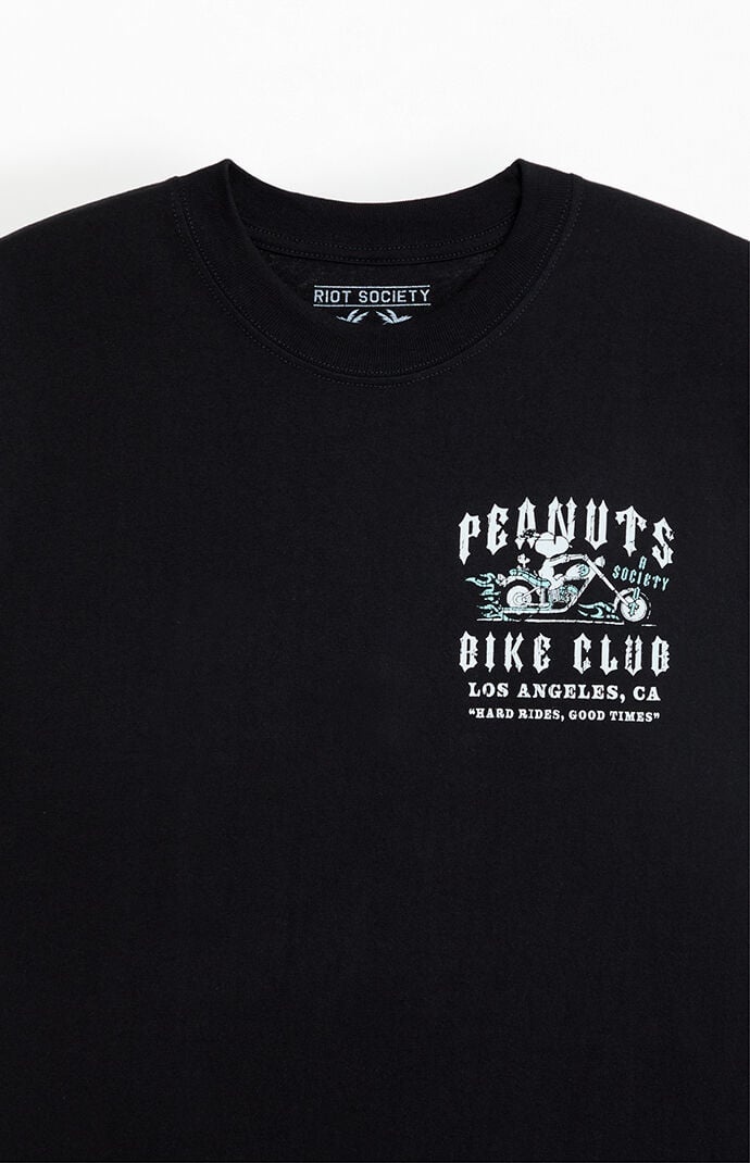 Riot Society Peanuts Bike Club T-Shirt