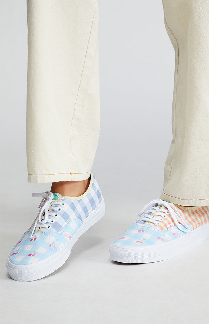 Gingham outlet authentic vans