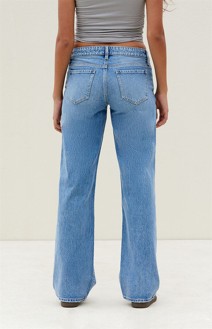 【DISCERNMENT】Bloss Rivet Medium Blue Denim Jeans DISCERNMENT】Bloss Rivet Medium Blue Denim Jeans