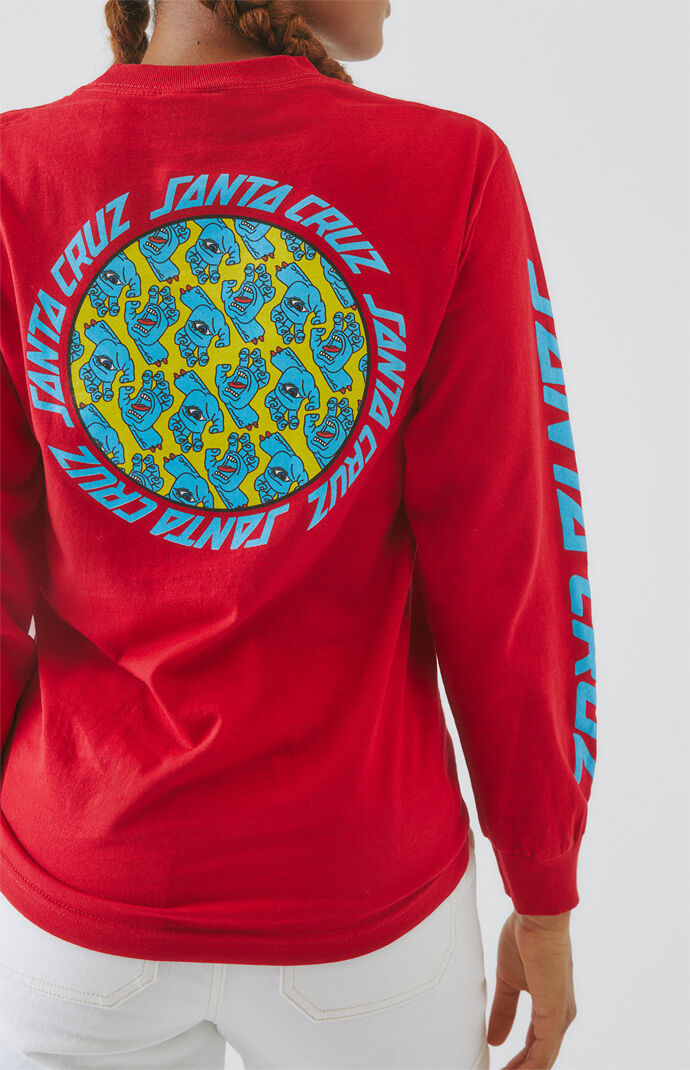 Handsa Wheel Long Sleeve Boyfriend T-Shirt