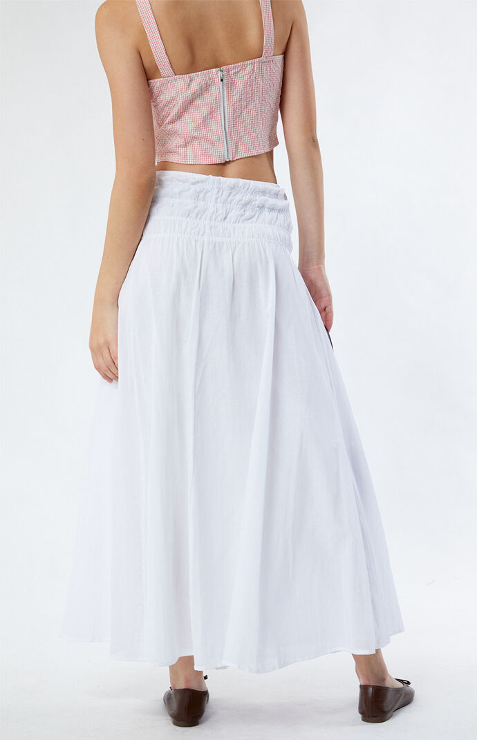 く*ん様 Laubeblanc Cotton Tiered skirt whit Cotton Tiered skirt – L'AUBE BLANC