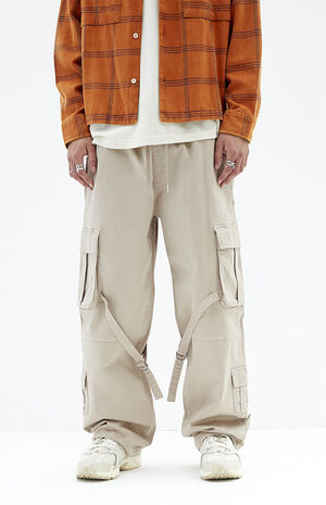 Baggy Cargo Canvas Pants image number 1