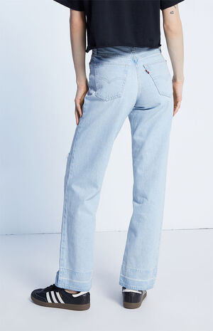 Light Blue Ripped '94 Baggy Jeans image number 4