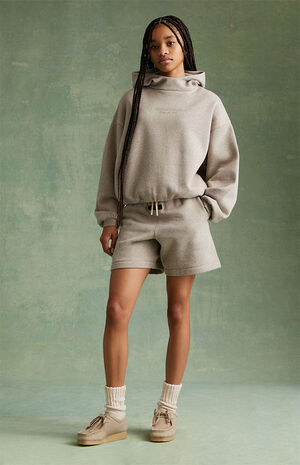 Essentials Core Heather Hoodie image number 5