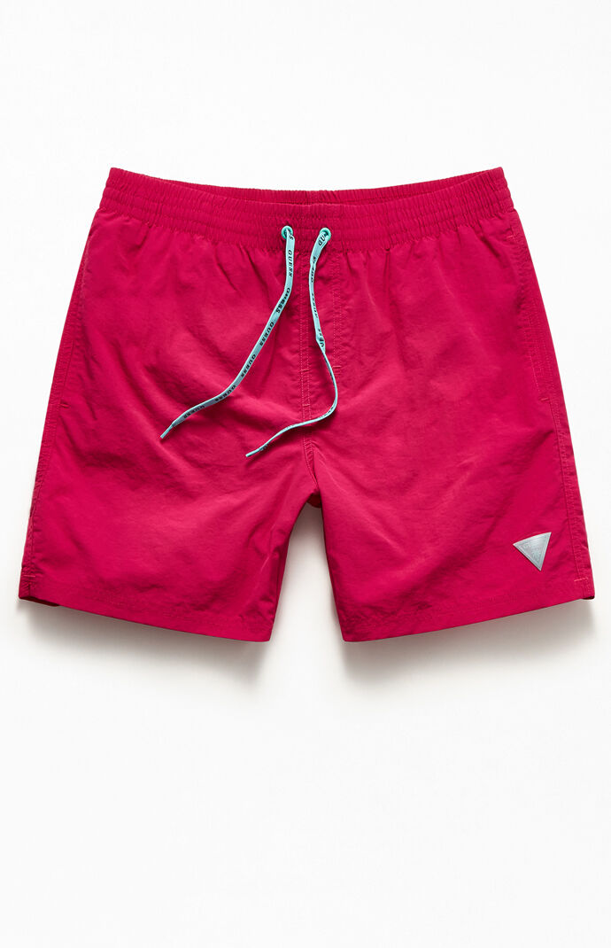 Solid 16" Swim Trunks