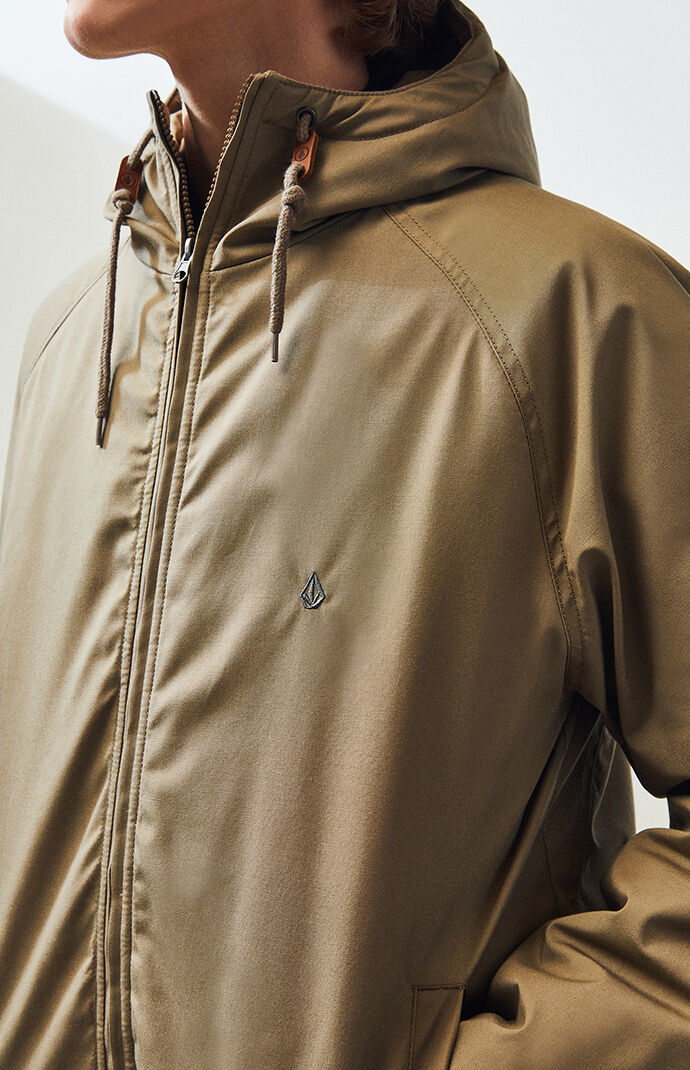 volcom hernan jacket burnt khaki