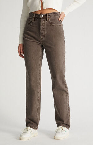 Eco Brown&nbsp;Dad Jeans image number 1