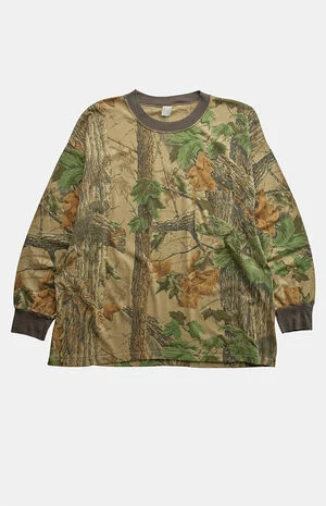 '90s Camo Long Sleeve T-Shirt image number 1