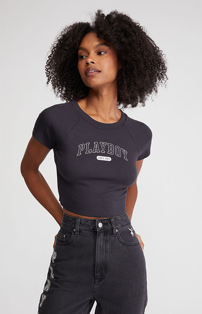 Playboy shirts womens pacsun clearance