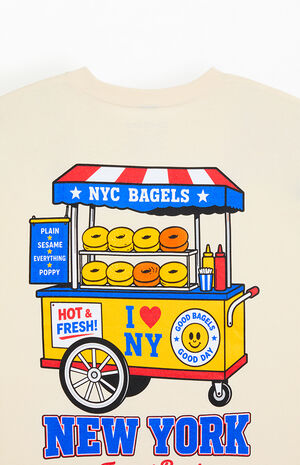 NYC Bagel Cart T-Shirt image number 4