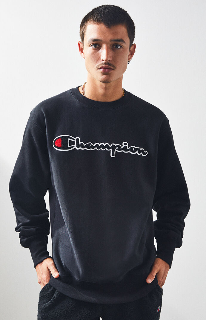 champion reverse weave chenille crew