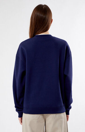 Navy Club Coney Leisure & Fitness Crew Neck Sweatshirt image number 3