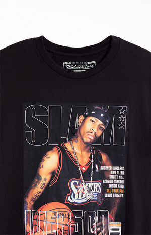 Mitchell & Ness Slam Magazine Iverson Cover Black T-Shirt