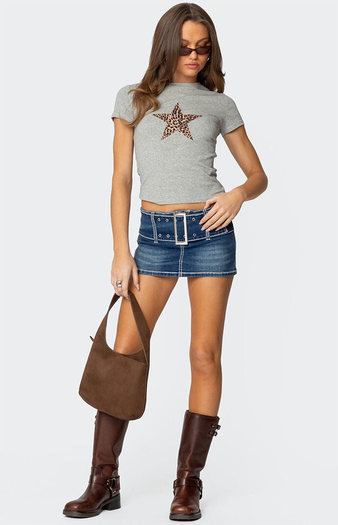 Edikted Payson Wide Belted Mini Skort