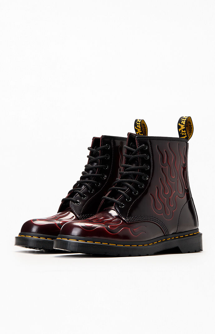 Dr Martens 1460 Inferno Leather Lace Up Boots | Pacsun