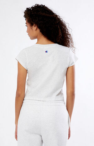 Heather Grey Classic Jersey Y2K T-Shirt image number 3