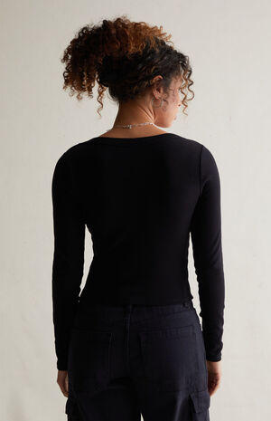 Serenity Scoop Long Sleeve Top image number 4